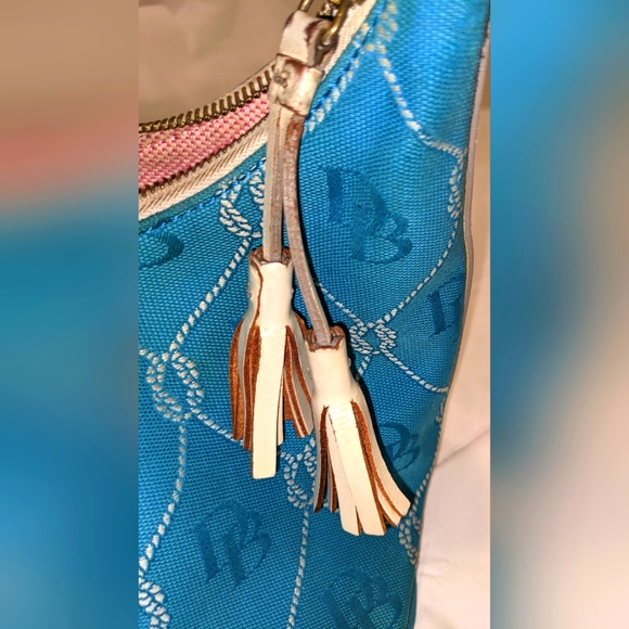 Dooney & Bourke Signature Monogram Mini Bucket Bag - Picture 12 of 13